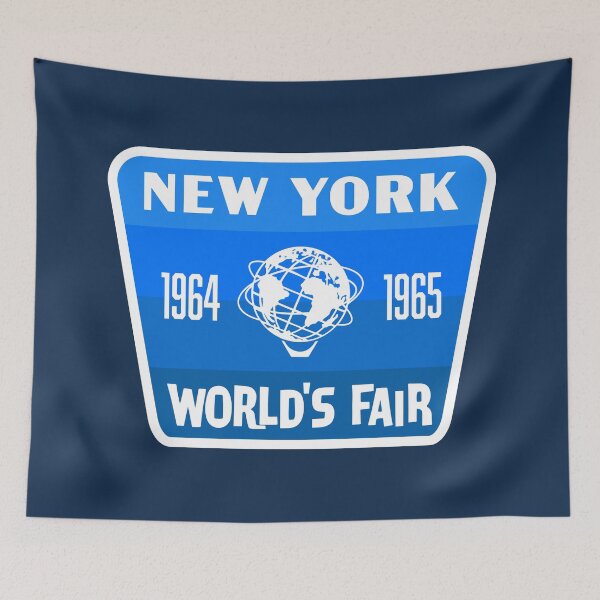 Item preview, 1964-65 New York World's Fair Retro Badge (Blue) designed and sold by deadmansupplyco.