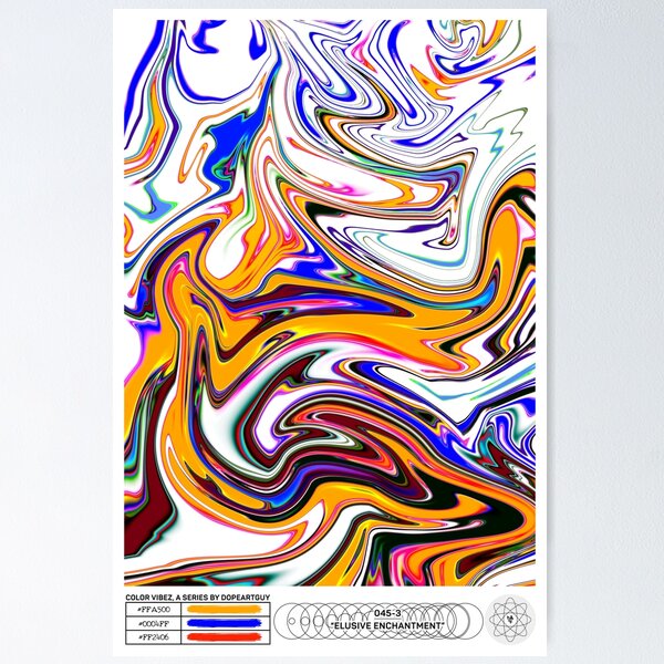 Elusive Enchantment | Color Vibez 045-3 Poster