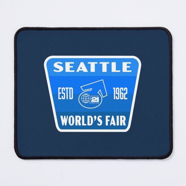 Item preview, 1962 Seattle World's Fair Retro Badge (Blue) designed and sold by deadmansupplyco.