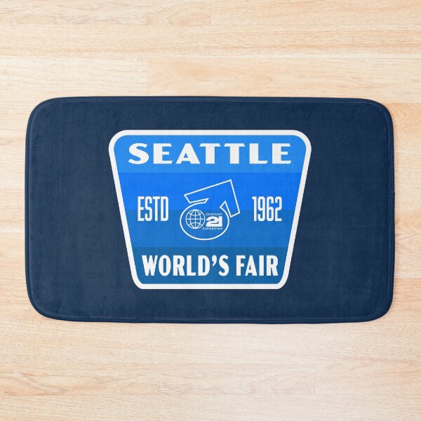 Item preview, 1962 Seattle World's Fair Retro Badge (Blue) designed and sold by deadmansupplyco.
