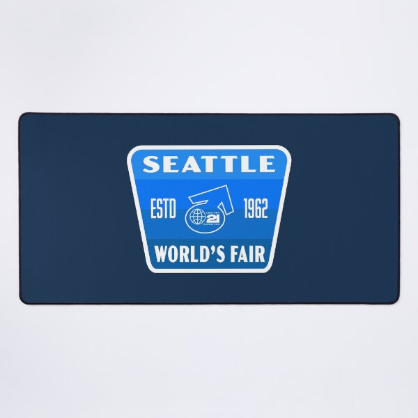 Item preview, 1962 Seattle World's Fair Retro Badge (Blue) designed and sold by deadmansupplyco.