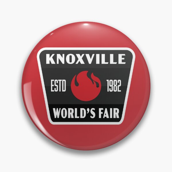 Item preview, 1982 Knoxville World's Fair Retro Badge (Black) designed and sold by deadmansupplyco.