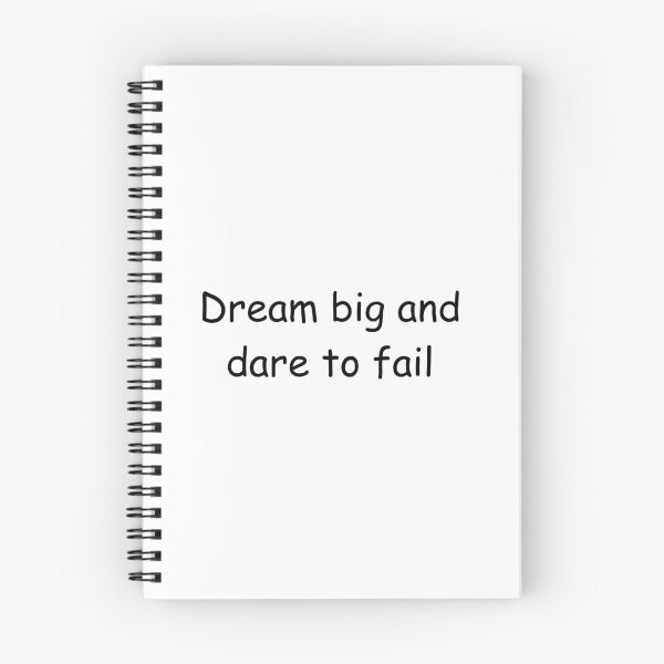Item preview, Dream big and dare to fail designed and sold by StickerguyYYY.