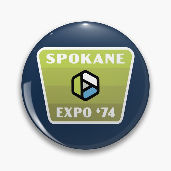 Item preview, Expo '74 Spokane World's Fair Retro Badge (Green) designed and sold by deadmansupplyco.