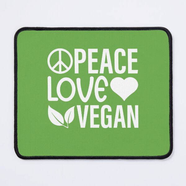 Item preview, Peace Love Vegan designed and sold by ArtMeetsPizza.