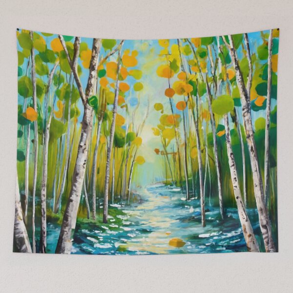 Item preview, River in a forest designed and sold by Lefteris Betsis.