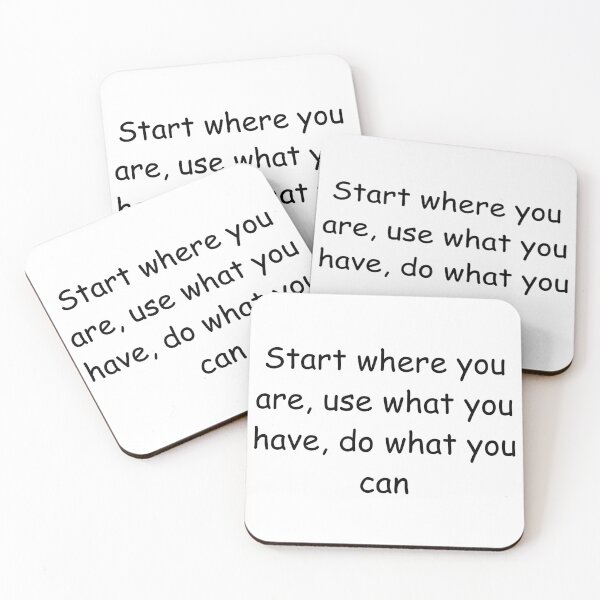 Item preview, Start where you are, use what you have, do what you can designed and sold by StickerguyYYY.