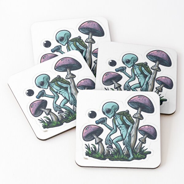 Item preview, Alien mushroom hunters designed and sold by Studio-g.
