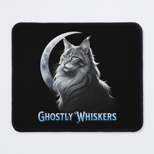 Item preview, Ghostly Whiskers! Halloween Design, Maine Coon designed and sold by RuyaFab.