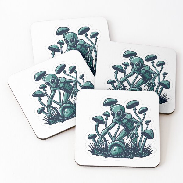 Item preview, Alien mushroom hunters designed and sold by Studio-g.