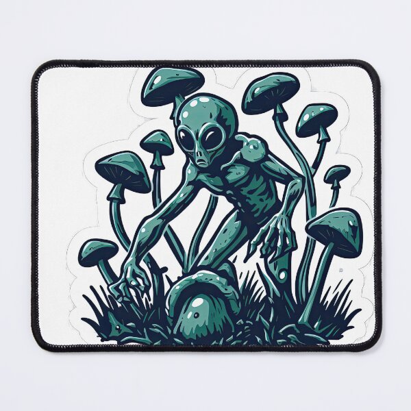 Item preview, Alien mushroom hunters designed and sold by Studio-g.
