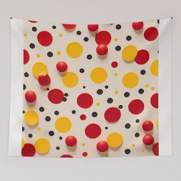 Item preview, Burning and Glowing Circles - 3D dot pattern designed and sold by Omarupattern51.