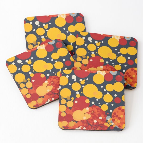 Item preview, Sunset in Flames - Dot Pattern designed and sold by Omarupattern51.