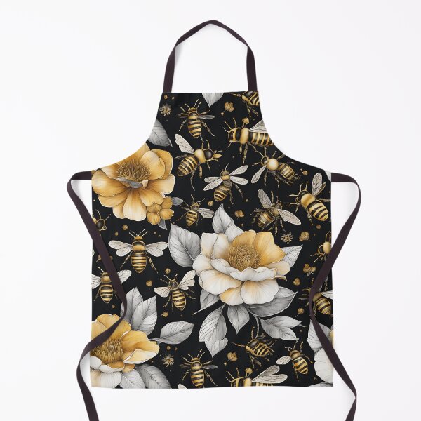 Item preview, Bees and Flowers Pattern designed and sold by Art Intelligence.