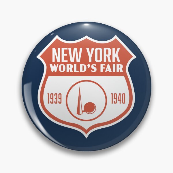 Item preview, 1939-40 New York World's Fair Retro Shield (Orange) designed and sold by deadmansupplyco.
