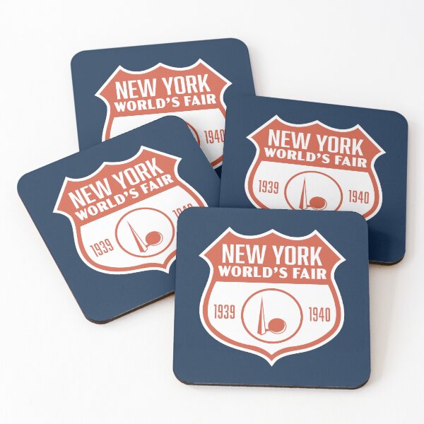 Item preview, 1939-40 New York World's Fair Retro Shield (Orange) designed and sold by deadmansupplyco.