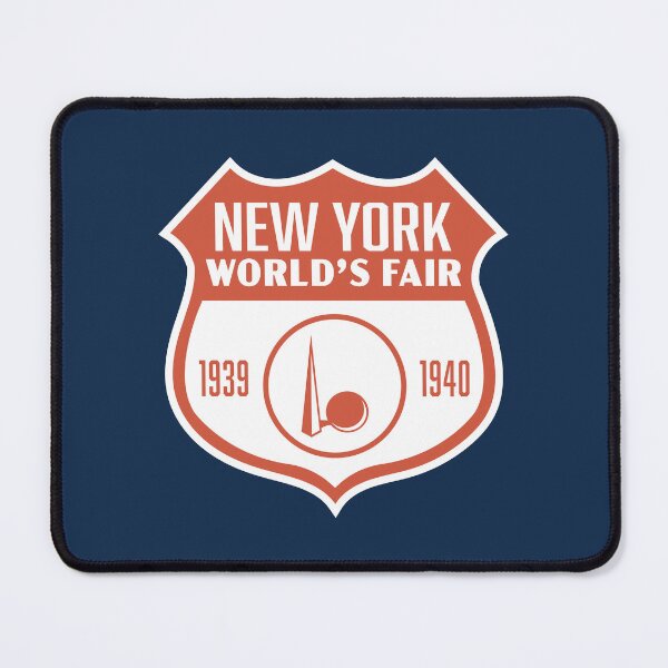 Item preview, 1939-40 New York World's Fair Retro Shield (Orange) designed and sold by deadmansupplyco.