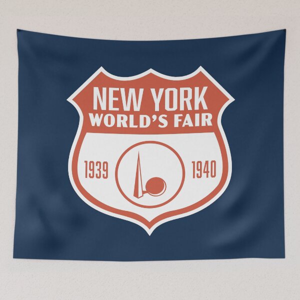 Item preview, 1939-40 New York World's Fair Retro Shield (Orange) designed and sold by deadmansupplyco.
