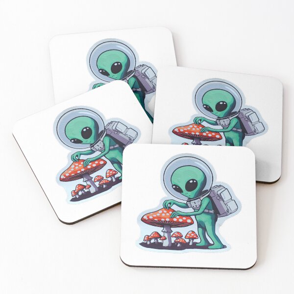 Item preview, Alien mushroom hunters designed and sold by Studio-g.