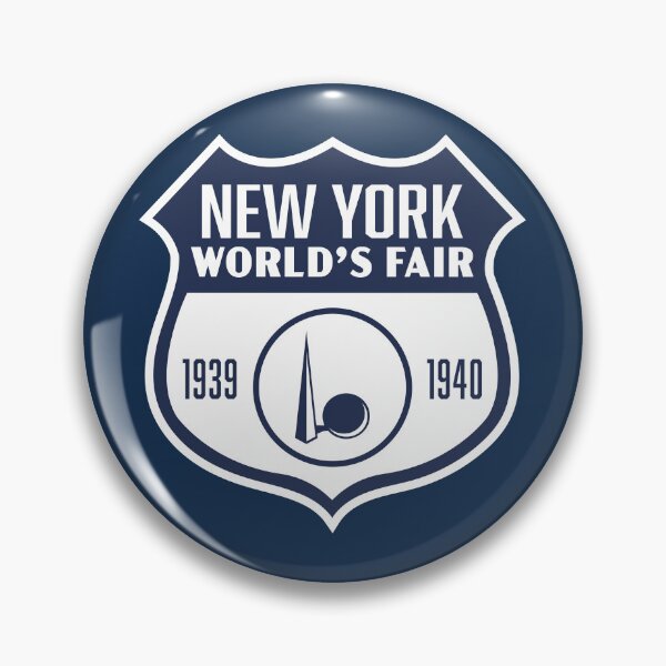 Item preview, 1939-40 New York World's Fair Retro Shield (Blue) designed and sold by deadmansupplyco.