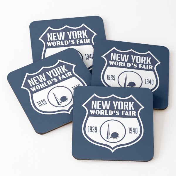 Item preview, 1939-40 New York World's Fair Retro Shield (Blue) designed and sold by deadmansupplyco.
