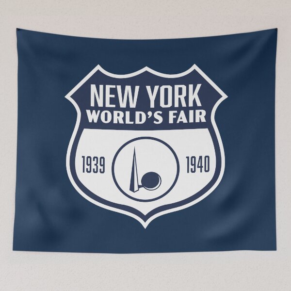 Item preview, 1939-40 New York World's Fair Retro Shield (Blue) designed and sold by deadmansupplyco.