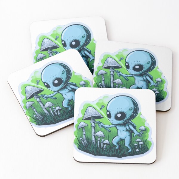 Item preview, Alien mushroom hunters designed and sold by Studio-g.