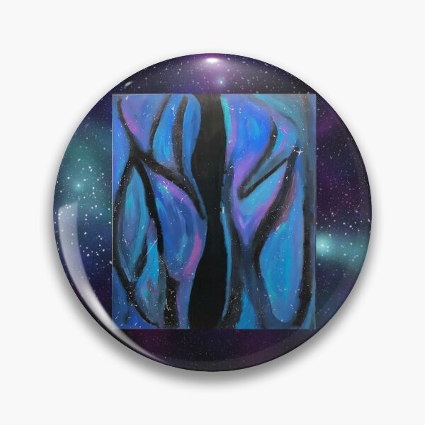 Item preview, Abstract Journey through cosmic depths, blending blues designed and sold by BreeTheeGoddess.