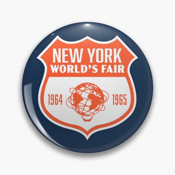 Item preview, 1964-65 New York World's Fair Retro Shield (Orange) designed and sold by deadmansupplyco.