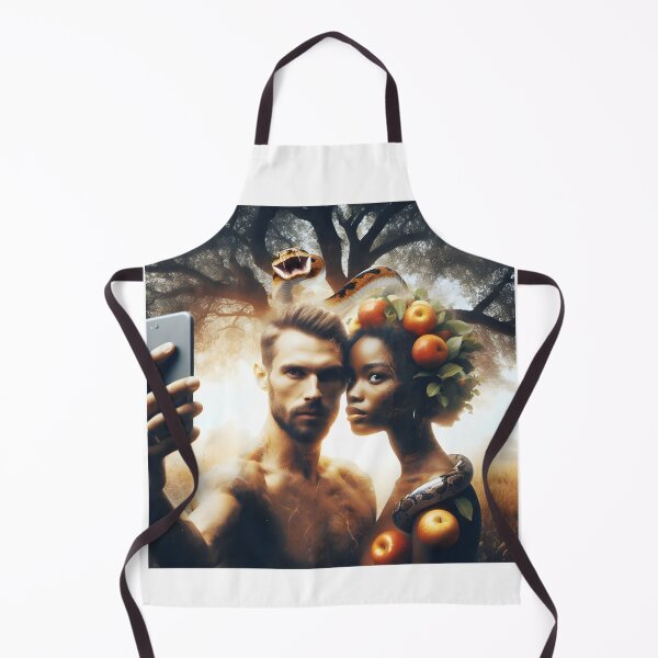 Item preview, Adam and Eve take a selfie in Paradise ! designed and sold by Cruelife.