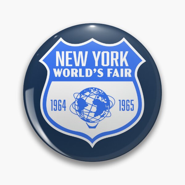Item preview, 1964-65 New York World's Fair Retro Shield (Blue) designed and sold by deadmansupplyco.