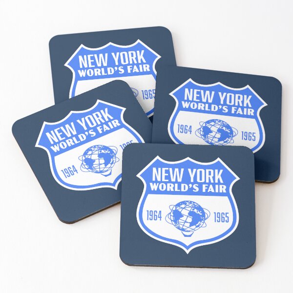 Item preview, 1964-65 New York World's Fair Retro Shield (Blue) designed and sold by deadmansupplyco.