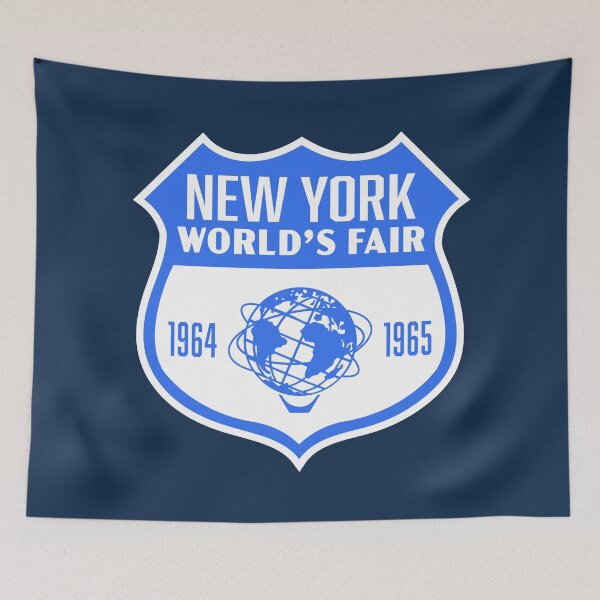 Item preview, 1964-65 New York World's Fair Retro Shield (Blue) designed and sold by deadmansupplyco.