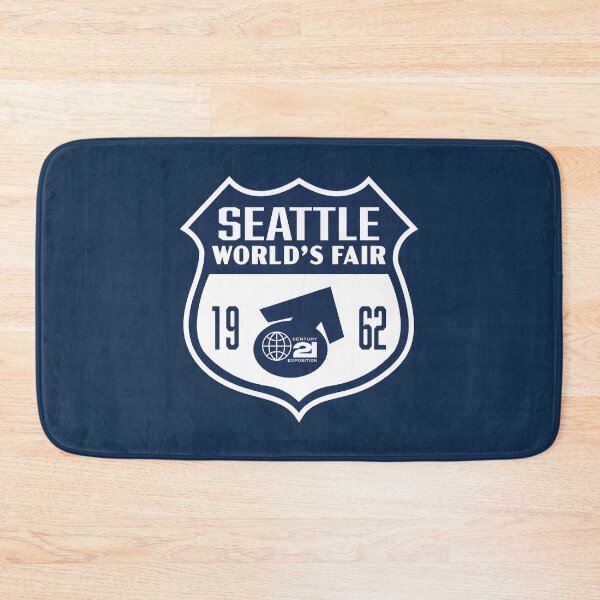 Item preview, 1962 Seattle World's Fair Retro Shield (Blue) designed and sold by deadmansupplyco.