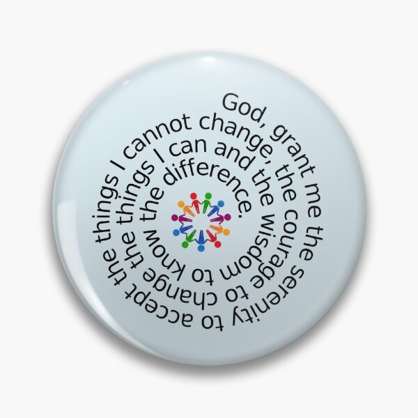 Item preview, AA Serenity Prayer Spiral designed and sold by Sugar-Magnolia.