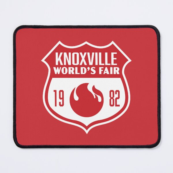 Item preview, 1982 Knoxville World's Fair Retro Shield (Red) designed and sold by deadmansupplyco.