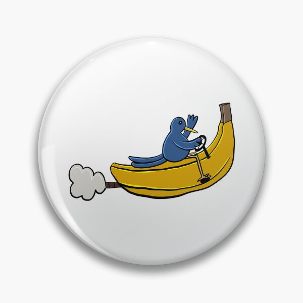 Item preview, Blue Bird riding a banana designed and sold by artcre8ta.