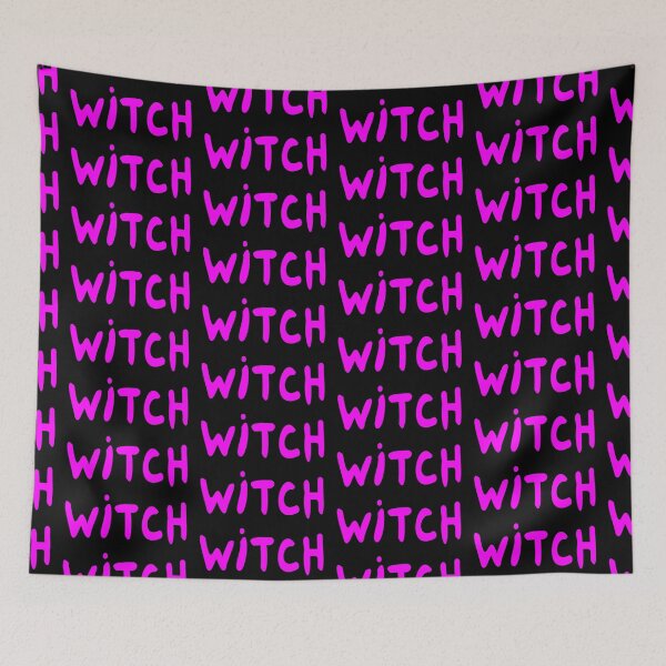 Item preview, Pink witch writing designed and sold by Creavision.