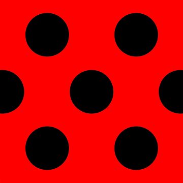Artwork thumbnail, Ladybug polka dot pattern by studinano