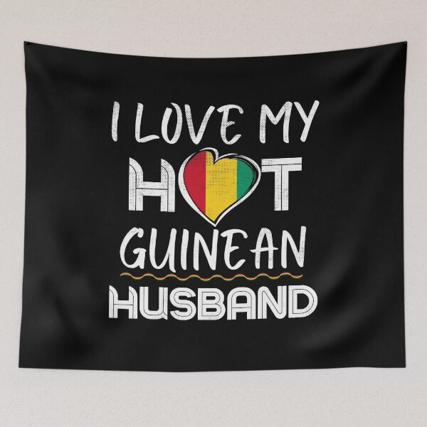 Item preview, Funny Guinean Husband Proud Wife designed and sold by Furahisha.