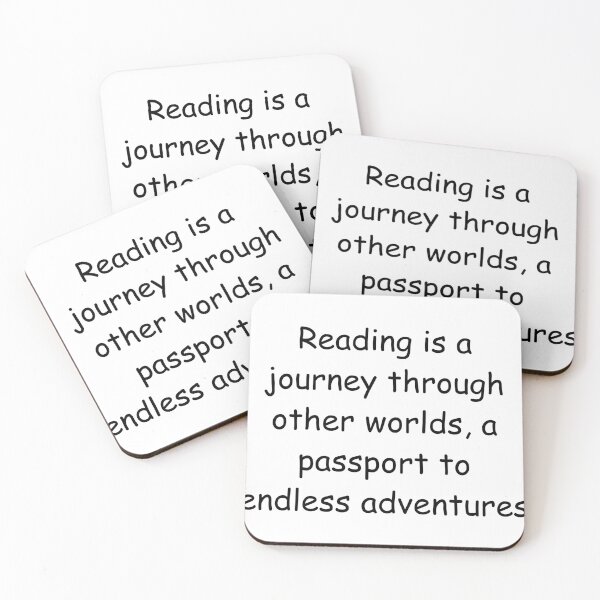 Item preview, Reading is a journey through other worlds, a passport to endless adventures designed and sold by StickerguyYYY.