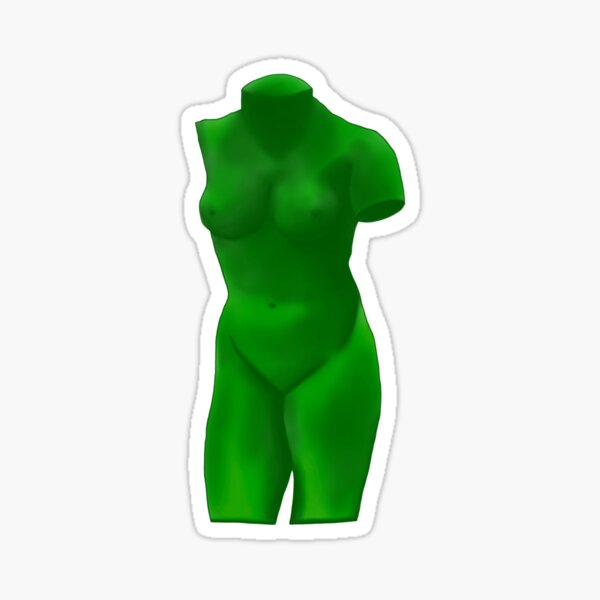 Item preview, Green Venus De Milo Art Statue Torso designed and sold by VJCreativeS.