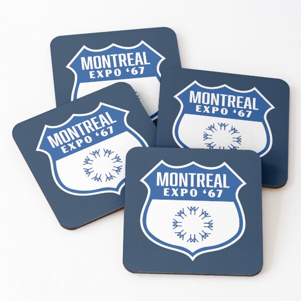 Item preview, Expo '67 Montreal World's Fair Retro Shield (Blue) designed and sold by deadmansupplyco.