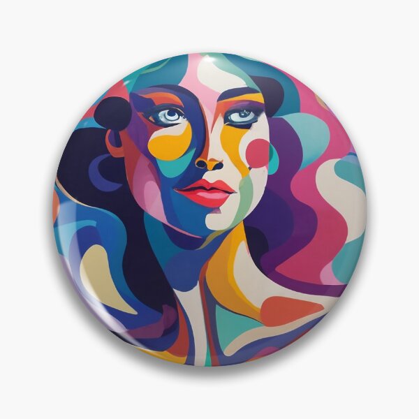 Item preview, Abstract portrait of a young woman designed and sold by Lefteris Betsis.