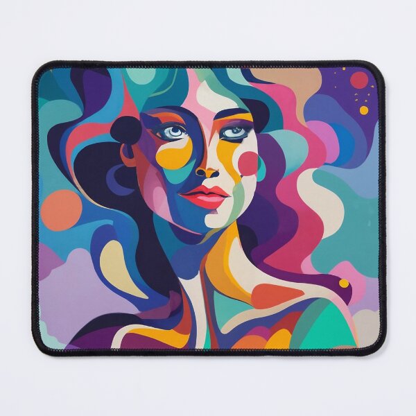 Item preview, Abstract portrait of a young woman designed and sold by Lefteris Betsis.