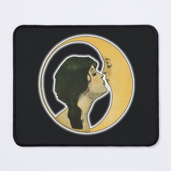 Item preview, Woman kissing Moon, (Dear Old Dixie Moon) Night version. High definition designed and sold by MINDTHECHERRY.