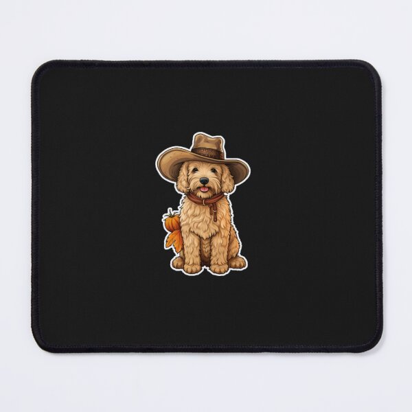 Item preview, Goldendoodle in Cowboy Hat Halloween Costume designed and sold by ImagStation.