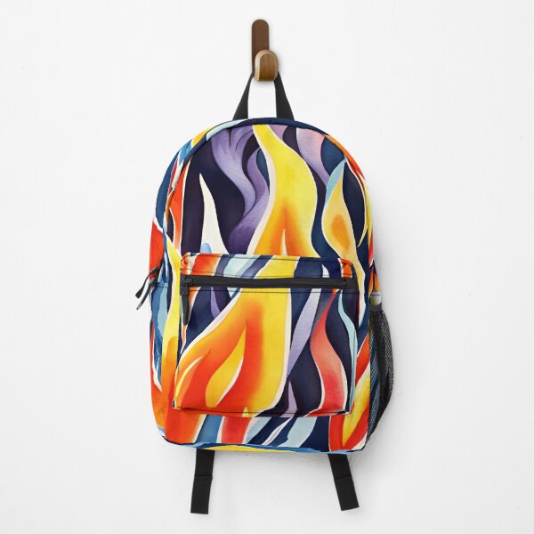 Item preview, Watercolor Dancing Flames Pattern designed and sold by dreamscrape.