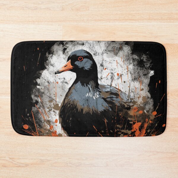 Item preview, A Common Moorhen - Vintage Distressed Street Art Birds designed and sold by GVRDesign.