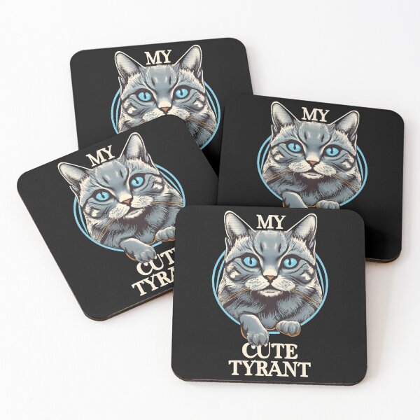 Item preview, Cat with the Words "My Cute Tyrant" designed and sold by nicestr.